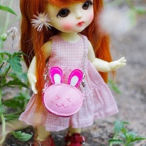 Ylang Garden Handmade Rabbit Bag (Pink) 1/8