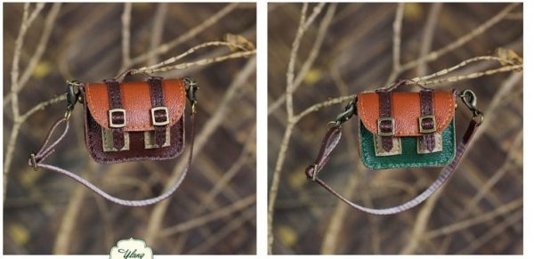 Ylang Garden Handmade Satchel - Forest & Saddle