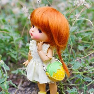 Ylang Garden Handmade Strawberry Bag (Yellow) 1/8, Lati Yellow/P