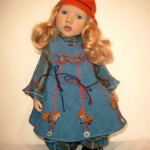 Zwergnase Art Doll Leenje 19.6″ 2004 MIB