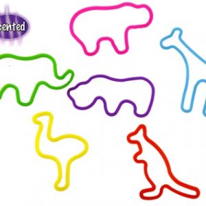 Silly Bandz Zoo Animal Fruit Scented Bracelet Pack
