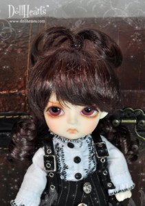 Doll Heart AW-04 Wig:  Dark Brown Ringlet – size 5-6