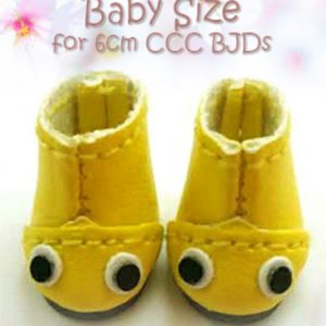 CCC Micro Booties Yellow .6″ x .3″