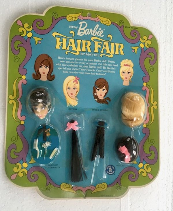 #4043 1968 Barbie Hair Fair Head & Wig Set