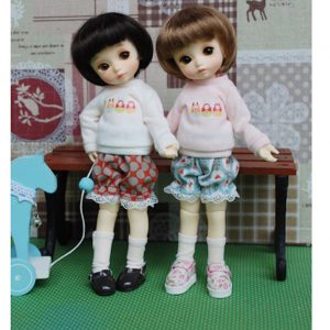 Bon Bon Bloomers  (Mint) Fits 1/8 BJD
