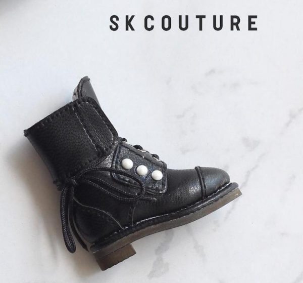 SK Pearl Ankle Boots (Black) Fits Lati Yellow/ Blythe/Pullip/Etc