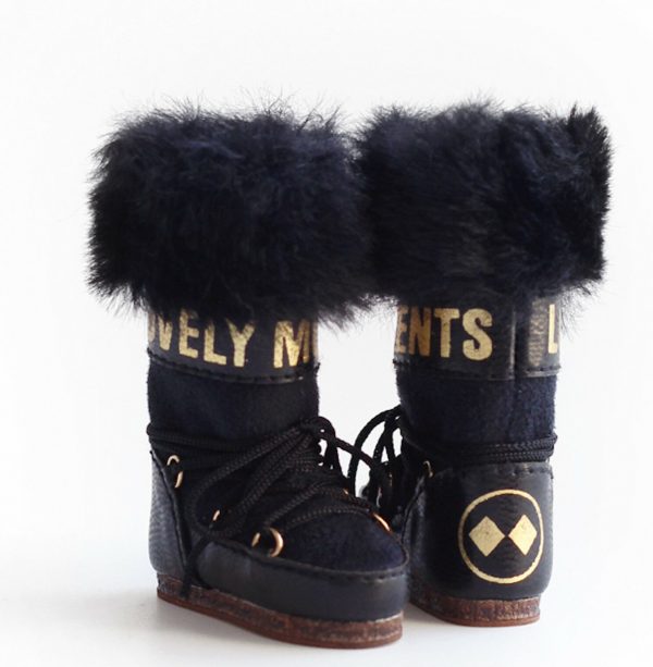 SK Snow Boots (Black) Fits Blythe/Pullip/Etc