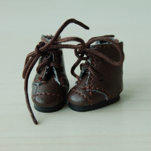 20mm Laceup Boots (Dark Brown)