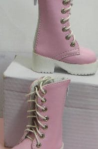 Pink Leather Boots – (SD Size)