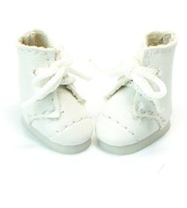20mm. Laceup Boots (White)