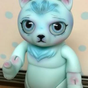 Nympheas by K6 Brioche Mint Glow in The Dark Big Eyes 19cm