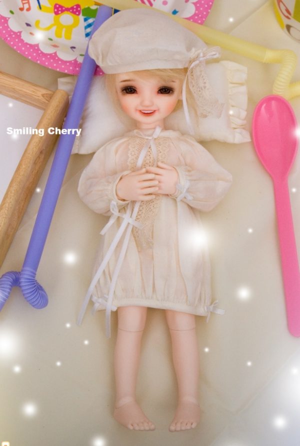 Be With You Smiling Cherry Night Gown Set 26.5cm,