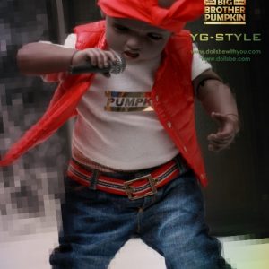be with you Pumpkin Red Vest & Jean Set 30cm