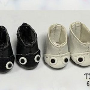 CCC Micro Booties Black .6″ x .3″ Amelia, Lati White