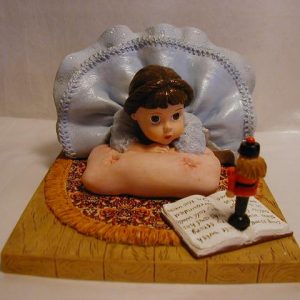 Clara & Her Nutcracker (Artstone Figurine)