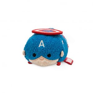 Disney Store Marvel Heroes Avengers CAPTAIN AMERICA Mini Tsum Ts