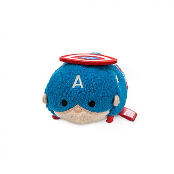 Disney Store Marvel Heroes Avengers CAPTAIN AMERICA Mini Tsum Ts