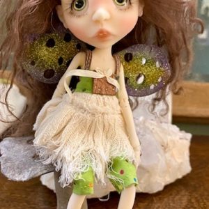 CreamSoda BJD Sprite Nola Full Set, Auburn Wig