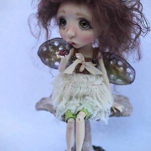 CreamSoda BJD Sprite Nola Full Set, Seal Brown Wig