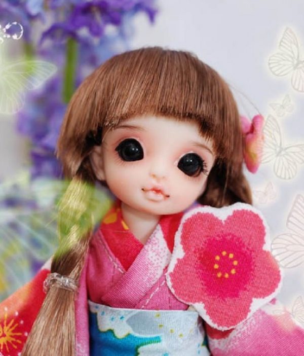 Dika Doll Peach 12cm (4.5") Resin BJD Normal Skin