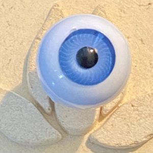 Glastic Realistic Round Acrylic Eyes – Sky 12 mm