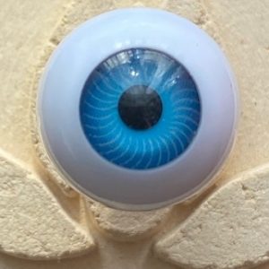 Glastic Realistic Round Acrylic Eyes – Teal Blue  14mm