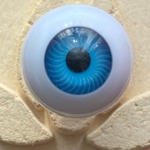 14mm Pair of Blue Human Blythe Glass Eyes, for Jewelry Making, Dolls,  Sculptures, More