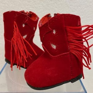 Fancy Cowboy Boots Red 65mm/30mm