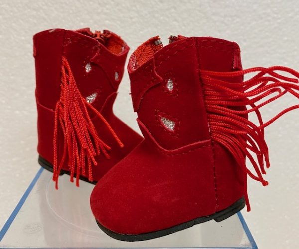 Fancy Cowboy Boots Red 65mm/30mm