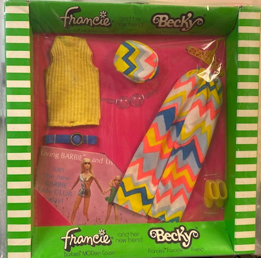 3445 Vintage Zig Zag Zoom Francie Fashion NRFB – Doll Peddlar 3445 Vintage Zig Zag Zoom Francie Fashion NRFB – Doll Peddlar