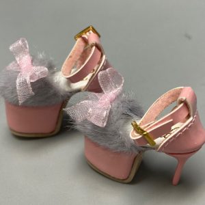 SK Vanna Fur High Heels (Purple/Pink) Fits Lati-Yellow/Blythe/Pu