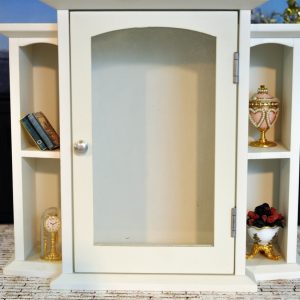 Furniture: Wood China Cabinet 12″ x 10″