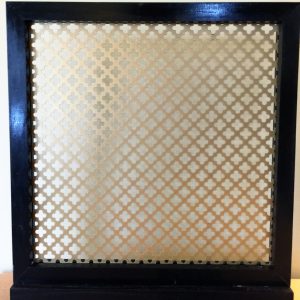 Furniture: Gold Mesh Screen Divider 12″x12″x4″