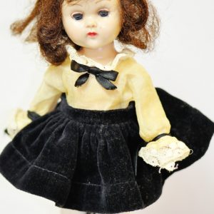 Ginny Vintage Velvet & Sheer Batiste Dress