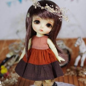 Ylang Garden Dreamy Blossom Patchwork Gradient Brown  Fits 1/8