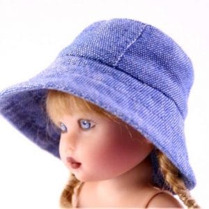 RT0002A Blue Denim Bucket Hat for Riley size 4-5