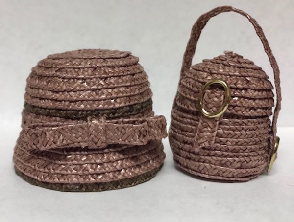 Hat & Purse Set - Artisan Created OOAK Coco (Fits Barbie/FR/Etc)
