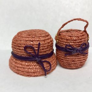 Hat & Purse Set – Artisan Created OOAK Salmon (Fits Barbie/FR/Et
