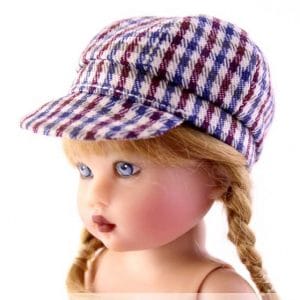 RT0001D Blue & Red Check Cap Riley Size 4-5