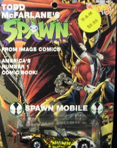 NIB 1993 SPAWN MOBILE 1/64 HOT WHEELS MATTEL TODD MCFARLANE’S SPAWN COMICS