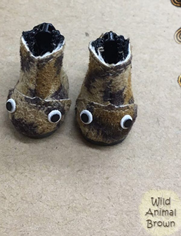 CCC Regular Booties Wild Animal Brown fits Lati White, Lati Whit