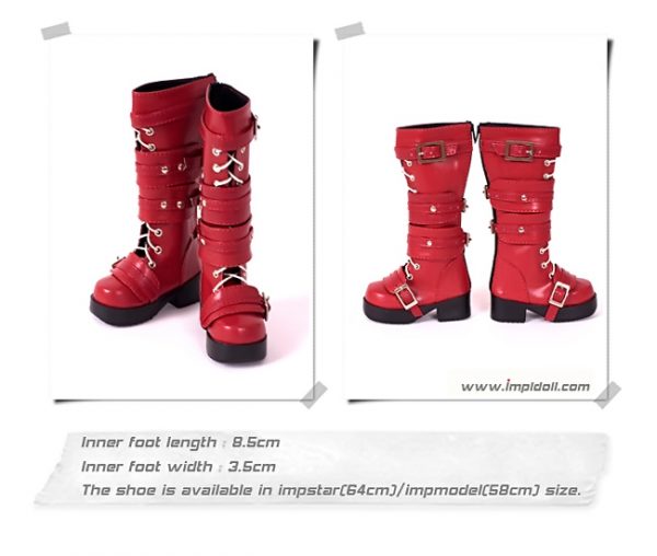 Impl Footwear - Red MultiStrap Boot (SD)