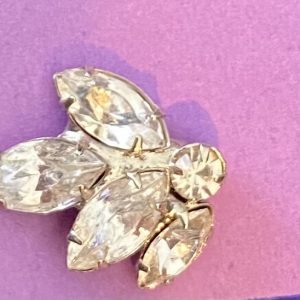Crystal Rhinestone Leaf