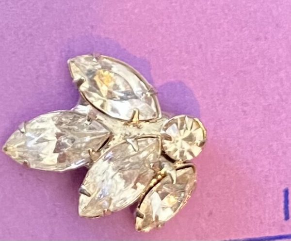 Crystal Rhinestone Leaf