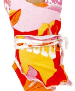Kathe Kruse: Floral Swim Suit w/Sarong – Fits 15-17″  Toni, Gotz