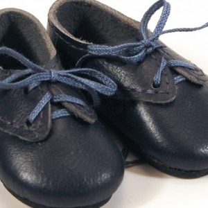 Leather Lace Up Shoes <b>(Navy)</b> 33cm 053N