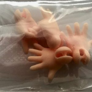 Lati Yellow Hand Set of 4 (Normal Skin)