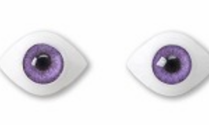 Eyes – Acrylic Oval Lavender 6mm