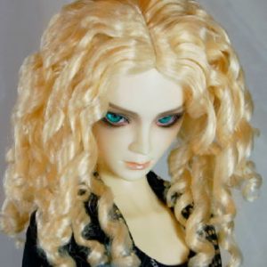 LW-217 SD Wig: Long Peach Blonde Spiral Curls