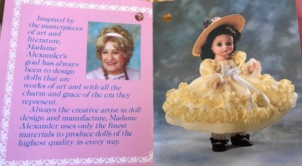 Gone with the Wind Scarlett O'Hara 8" (Yellow Dress) #93-8 1937 Commemoration